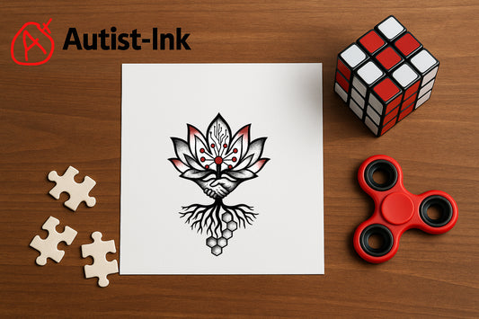 🌺 Flower of Compassion - Flash Tattoo
